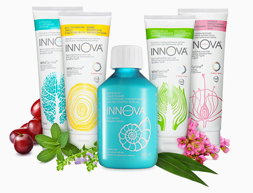 Strengthening products for sensitive teeth INNOVA
